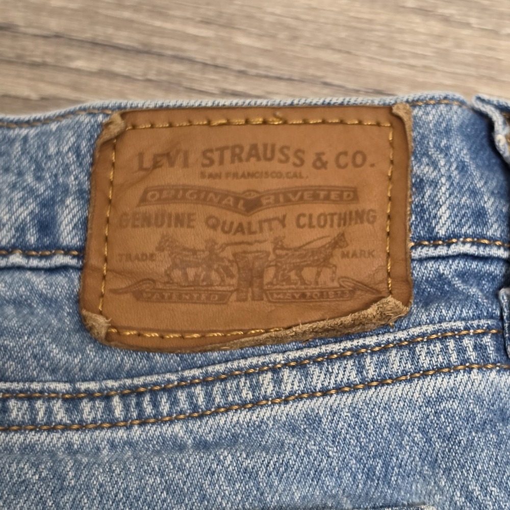Levi's Premium Wedgie Jeans Women's 31 Distressed Ripped High Rise 31x27 - Picture 11 of 16